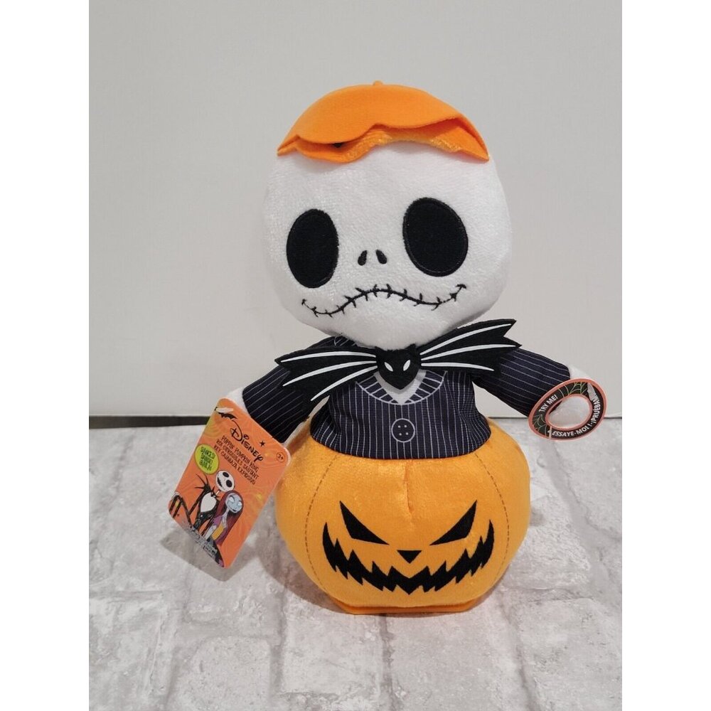 Disney Nightmare Before Christmas Jack Skellington Animated Poppin Pumpkin